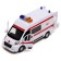 Metal machine "Citroen Jumper. Ambulance ", 14 cm, light and sound effects, doors, inertia, white color open