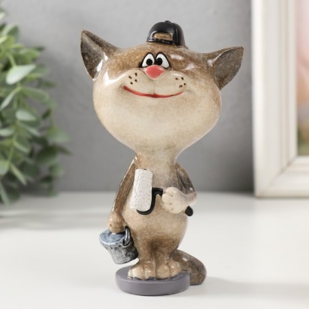 Souvenir Polystone Lak "Cat Malel" 8.2x6x13 cm