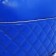 Bag Cross-Bodi with a zipper, blue color