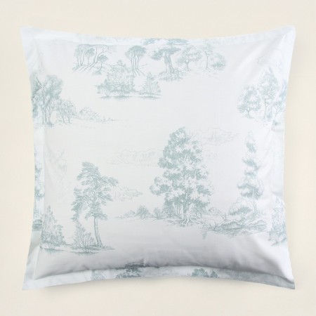 Set of pillowcase SL Home Forest 70*70+3 cm - 2 pcs, satin, 140 g/m2, 100% cotton-7
