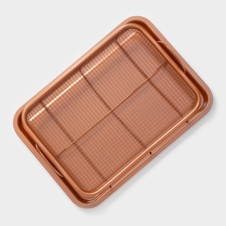 The baking sheet "Prima. Grill ", 35 × 25 cm, with a lattice, anti -stick coating, brown color-2
