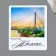 Vinyl magnet "Tyumen", 6 x 7cm