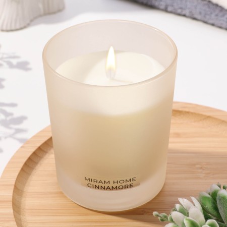 Aromatic candle in the glass "Cinnamore", orange and cinnamon, 200 g-1