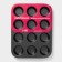 Baking uniform “Jacqueline”, 35 × 26 × 3 cm, 12 cells, d = 6.5 cm, anti -stick coating, black color