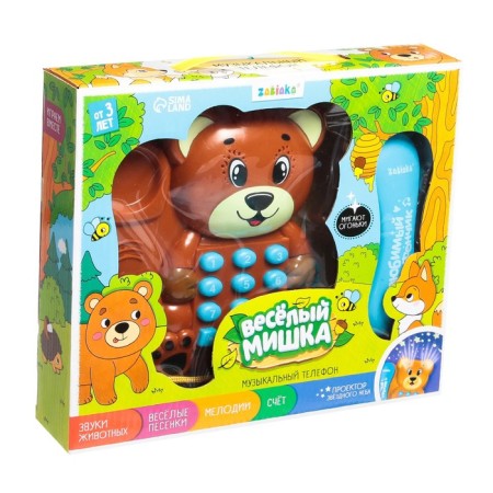 Musical phone "Funny Bear", sound, light-4