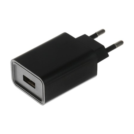 Network charger GQ-1, USB, 2.4 A, black