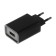 Network charger GQ-1, USB, 2.4 A, black