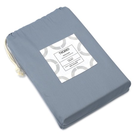 Essential sheet, size 240x270 cm, jeans-blue color-3