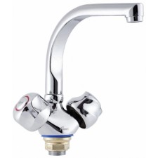 FAUZT FZS-274-76 kitchen mixer, two-wound, excess length 180 mm, chrome