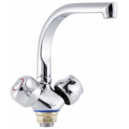 FAUZT FZS-274-76 kitchen mixer, two-wound, excess length 180 mm, chrome