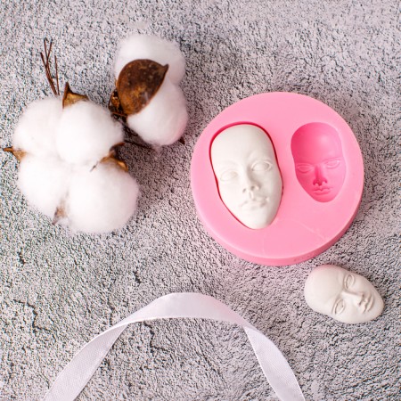 Form Silicone universal “faces”, product size: 2.7 × 1.4 × 5 cm; 2.2 × 0.6 × 3.7 cm