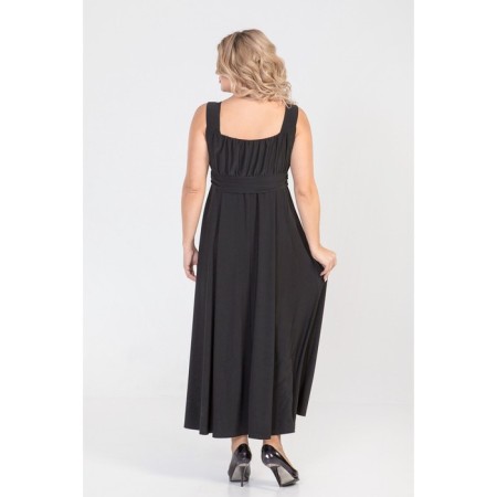Female dress, size 54, black color-5