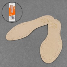 Стельки для обуви Braus Leather, размер 45-46, цвет бежевый