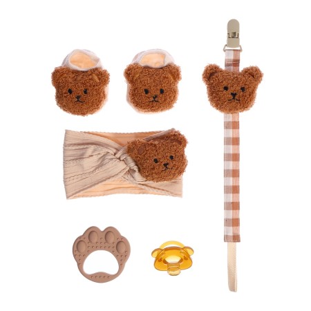 Gift set, 5 items "Bear" beige, crush me-2