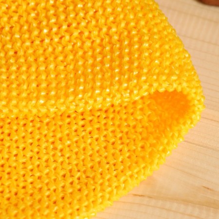 Bath knitted washcloth "Superdlin", 70x11cm, Mix color-3