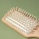 The comb massage, wide, 7.5 × 23.5 cm, color "Light wood"