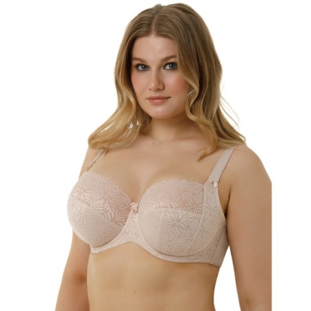 Women's brason Lengy, size 85c, silver peony color-1