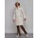 Coat insulated winter female, size 46, beige color