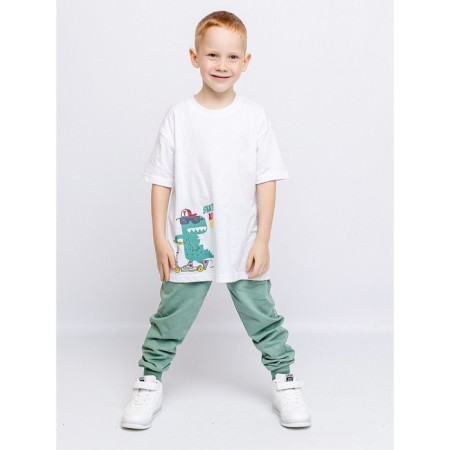 Children's kit: T -shirt, trousers, height 128 cm