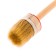 Round brush MTX 82051, pro, natural bristles, wooden pen, 50 mm