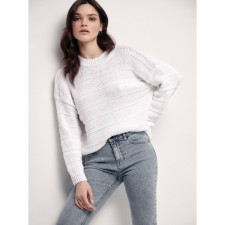 Джемпер женский крупной вязки Conte Elegant, размер M, цвет white