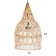 Ceiling Lamp from the rattan "EX" 1x120W, E27, 30x30x60 cm