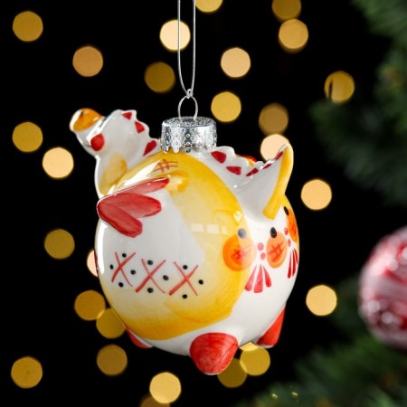 Christmas tree toy "ball", porcelain-2