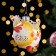 Christmas tree toy "ball", porcelain