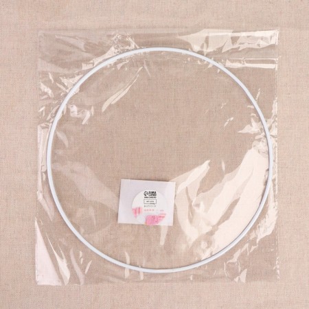 The basis for the macram "circle", metal, d = 20/20.6 cm, white color-2