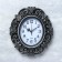 Wall clock, series: interior, "tracy", smooth move, 25 x 28 cm