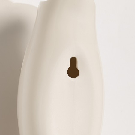 Nastenna-Vaza Decor "Fish" 26.2 x 7.3 cm, white-4