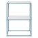 Class Mayen table, 380 × 380 × 520 mm, turquoise color