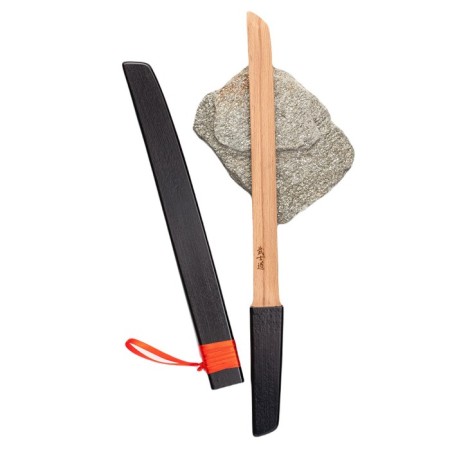 Wooden sword "Vakzashi", in a sheath, black color, beech-4