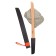 Wooden sword "Vakzashi", in a sheath, black color, beech
