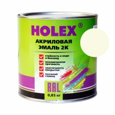 Автоэмаль Holex 040, акриловая 2К, цвет белый, 0.85 кг 199334t