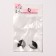 Magnetic "Heart" geometry (set 2 pcs.), The color is silver-black matte
