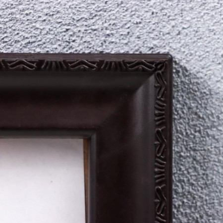 Photo frame plastic L-6 21x30 cm Wenge (plastic screen)-1