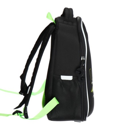 Frame saturan, 37 x 26 x 16 cm, Grizzly, + keychain, black/green-3
