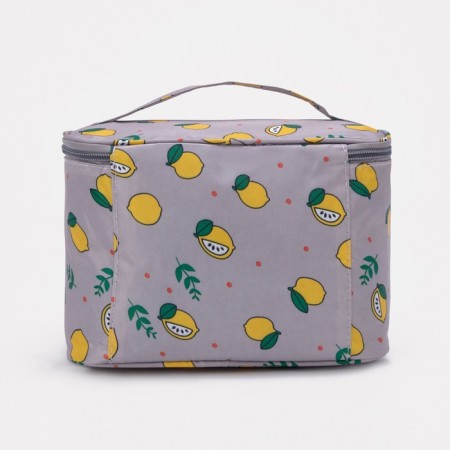 Lightning cosmetic bag, gray color-1