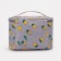 Lightning cosmetic bag, gray color