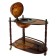 Globus bar is decorative, floor, with double shelves 87x69x44 cm