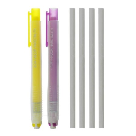 Set KOH-I-NOOR: 2 Erasers with the holder 9736 (2474731) + 4 Lastiki 9737 (2474732)