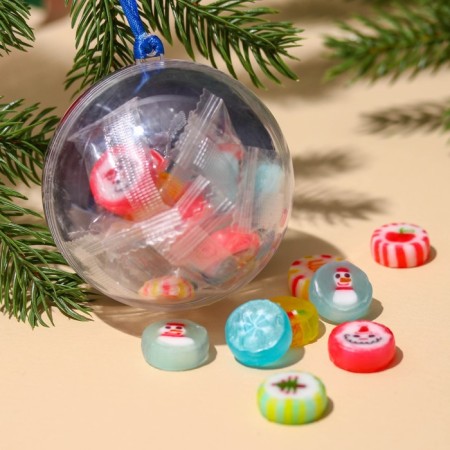 New Year! Lollows "New Year: Miraculous Moments" in a plastic ball, 33 g.-3