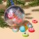 New Year! Lollows "New Year: Miraculous Moments" in a plastic ball, 33 g.