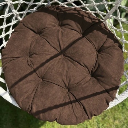 Pillow for swing "Tina", diameter 60 cm, color wenge-2