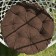 Pillow for swing "Tina", diameter 60 cm, color wenge