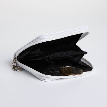 Children's wallet with lightning, white color-4