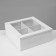 Universal stand "Casket Wood" 4 cells, 18 × 18 × 7 cm, white color