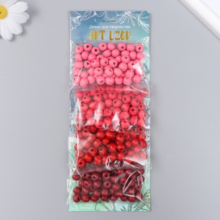 Beads for creativity tree "Autumn Gamma" D-0.8 cm, 4 colors x 10 g-2