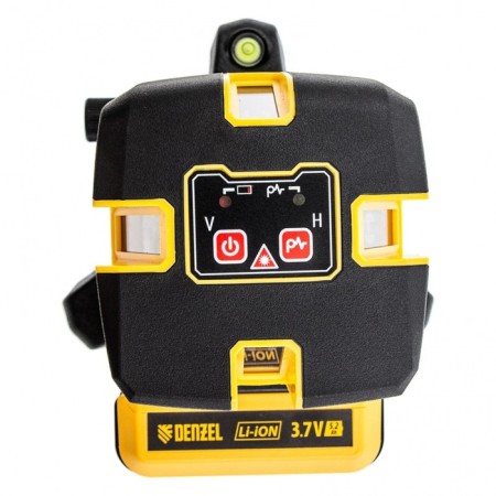 Laser level Denzel LX 05 Red 35071, 20 m, 635 HM, 5/8 ", AKK LI 5200 MAH-2